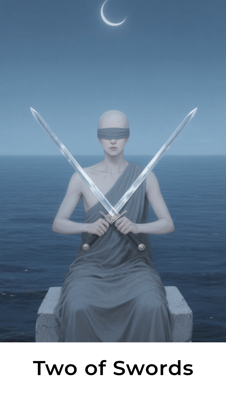 Two of Swords tarot card
